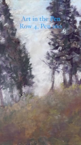 Art in the Pen, Row 4, Pen 160. Christine Cave Art