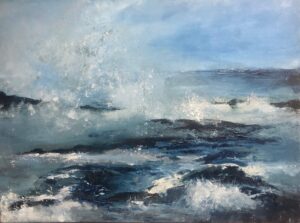 Northumberland Coast Acrylic on canvas artwork